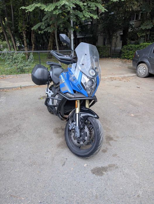 CF Moto 650MT 2021, 30500 km, genti Shad + crash bar, service la zi