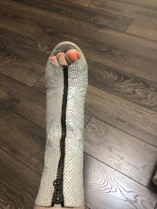 Дамски боти, ест. кожа, нови, 37 номер