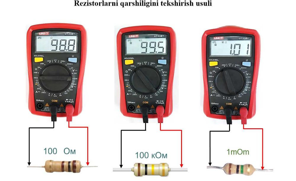 kitob Mul’timetr UNI-T UT33B+