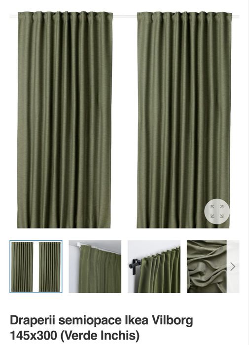 Draperii IKEA VILBORG semiopace