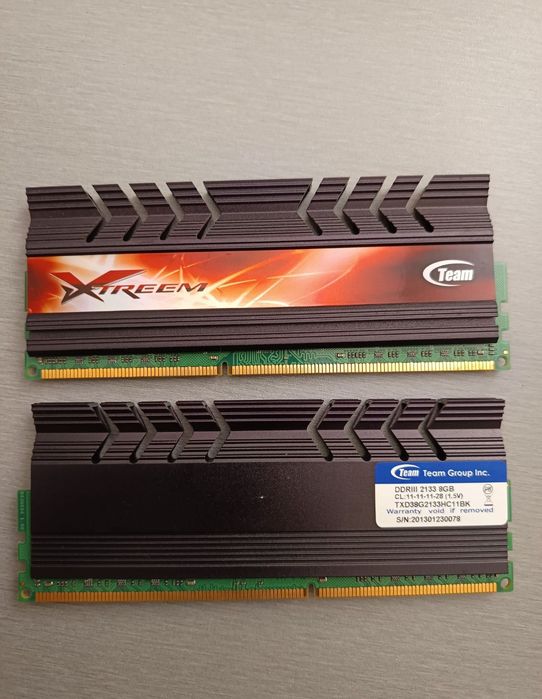 RAM памет Team Xtreem 8GB (2×4GB) DDR3 2133MHz