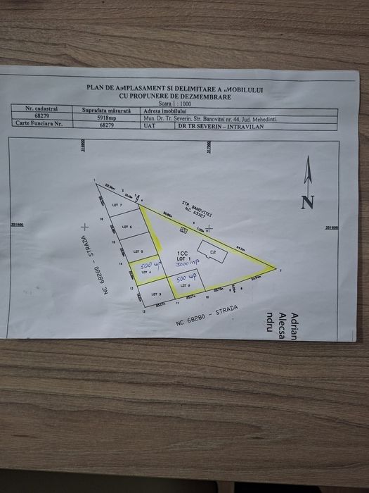 Teren 4000 de m3 intravilan plus cladire de birouri