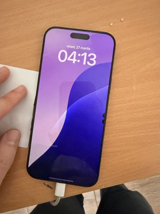 Apple iPhone 16 Pro Max 256GB Necodat Baterie Defecta Ecran Cu Bulina