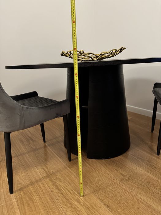 Masă dining Teulat Cep 137 cm MDF si lemn