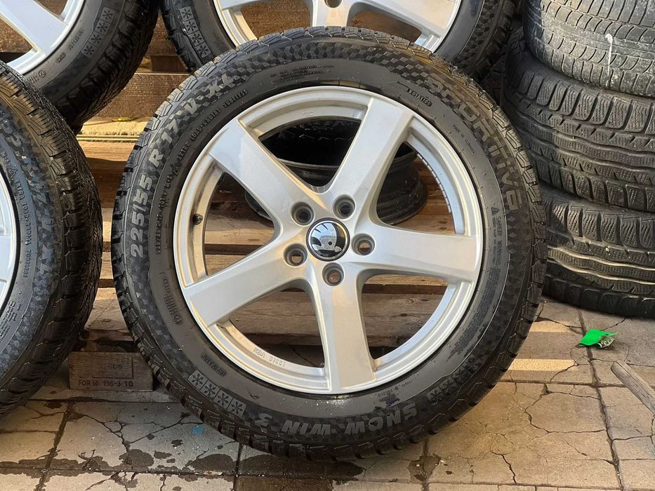 5х112 17 Джанти Skoda Octavia SuperB Шкода Октавиа Супърб с гуми 5x112