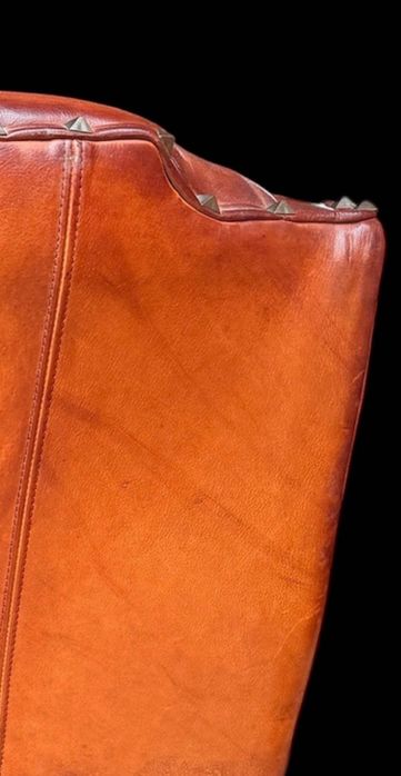 Оригинален кожен фотьойл TETRAD Chesterfield – Англия