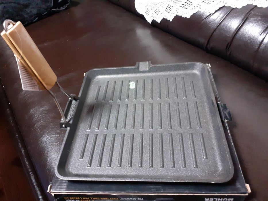 .Грил  двоен тиган .Чугунен  грил