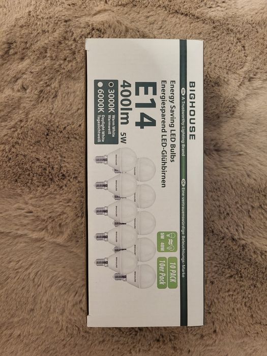 Becuri Led - BIGHOUSE E14-  10 becuri/cutie