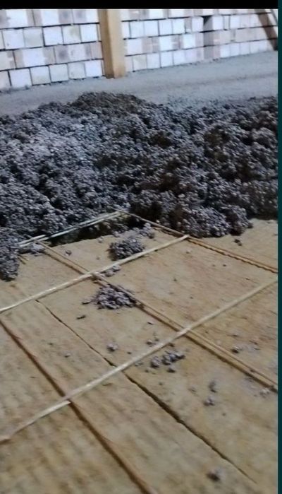 Лунбоз учун полистиролбетон теплоизоляция  lan oʻz uchun polistrabeton
