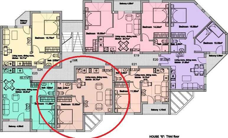 Продава се Двустаен апартамент в с. Нови хан, Област София-област - 57 кв.м за 1228 €/кв.м - Снимка #14