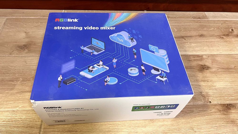 Switcher video RGBlink mini-edge – 4 HDMI, streaming profesional, nou