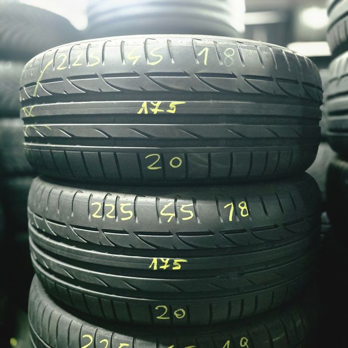 2x 225/45/18 VARA BRIDGESTONE 2020 Stare excelentă