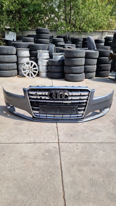 Предна броня с решетка за Audi A8 D4 от 2013 до 2017г.