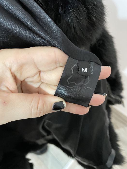 Vesta blana naturală vulpe