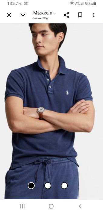 POLO Ralph Lauren Garment Dyed Cotton  3XL НОВО ОРИГИНАЛ Мъжка Тениска