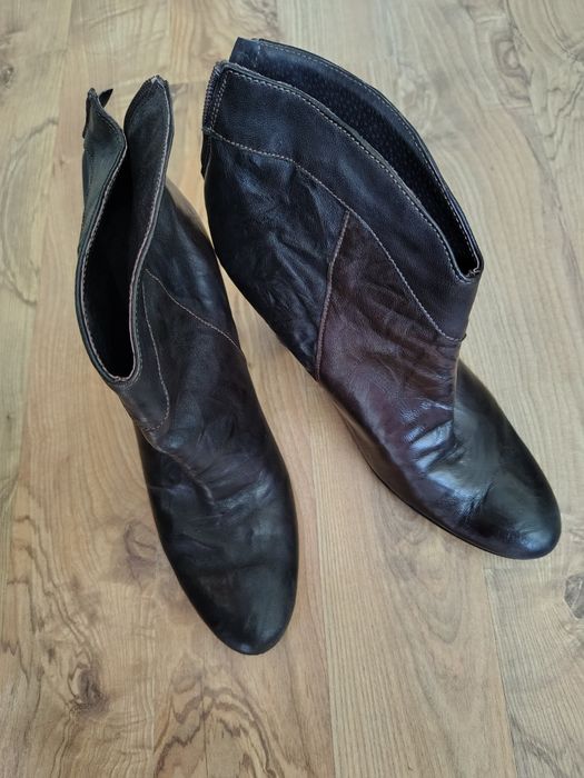 Италиански боти Donna Piu, естествена кожа, като нови, номер 38