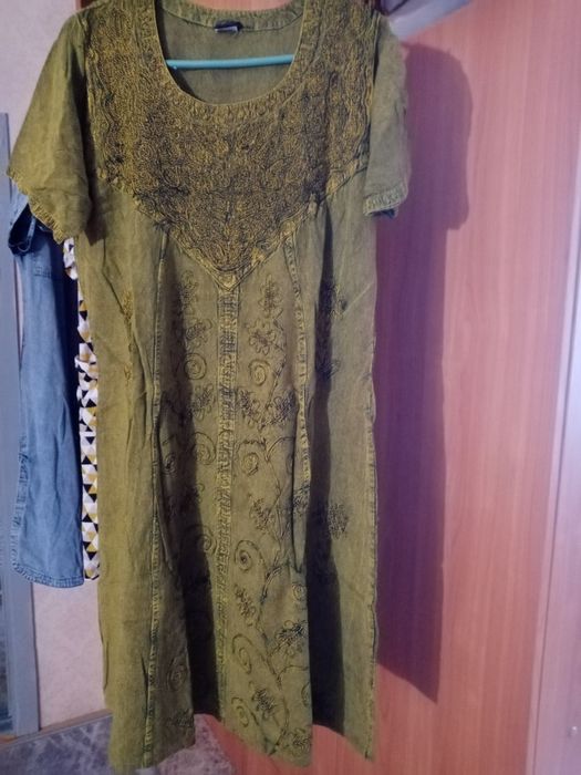 Платье  летнее. Для невысокий женщины