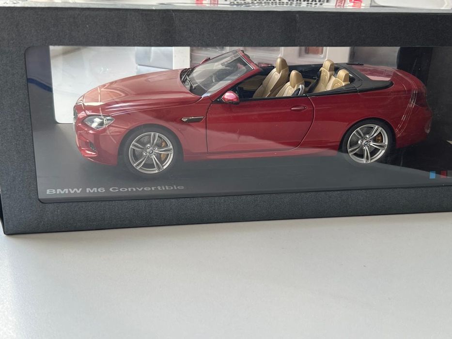 1:18 BMW M6 Convertible orange saphire.