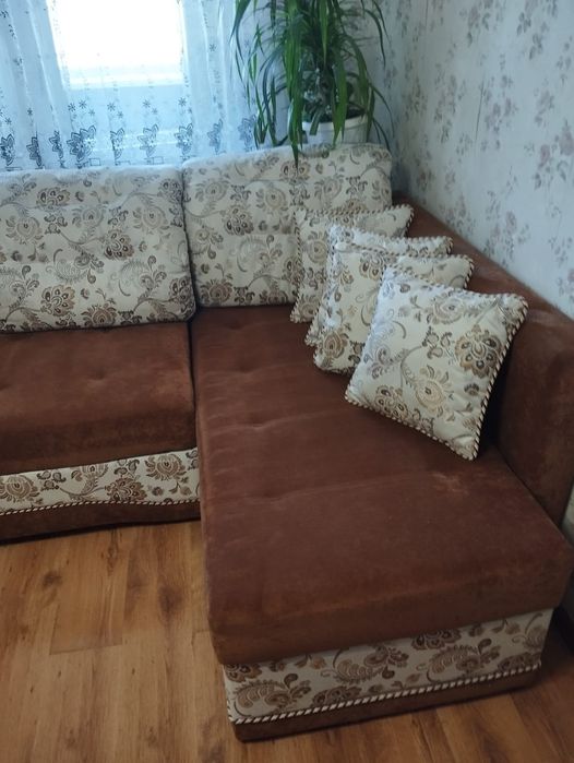 Диван угловой + кресло