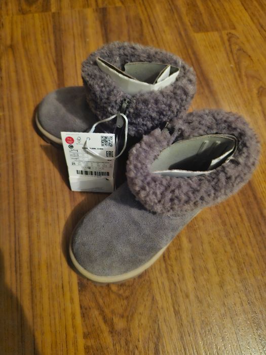 Ghete captusite,piele intoarsa,Zara, 21