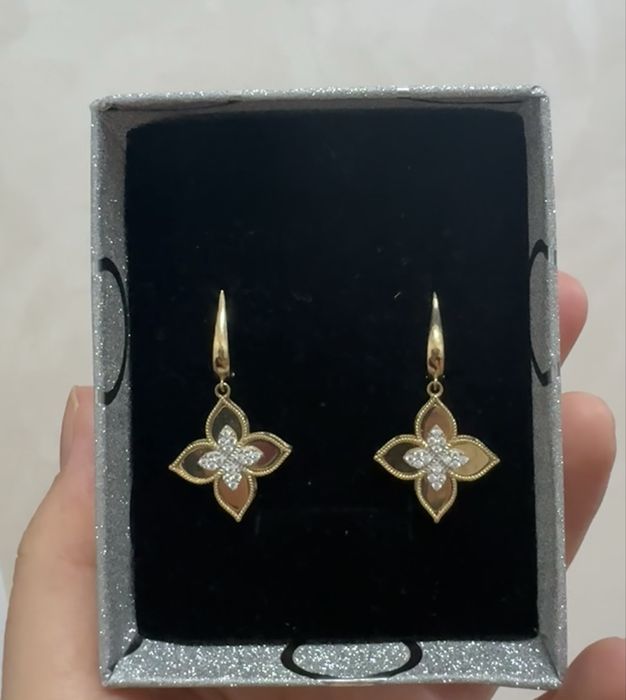 золото серьги 585