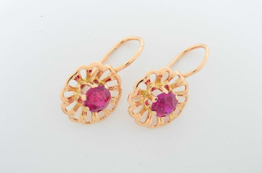 Серьги СССР  583 пробы