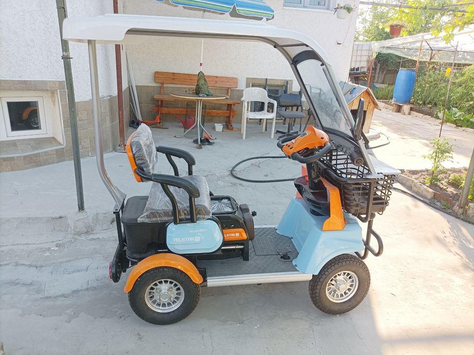 Електрическа четириколка Luxor 1500W 23Ah триместна 2+1 с покрив

Двиг