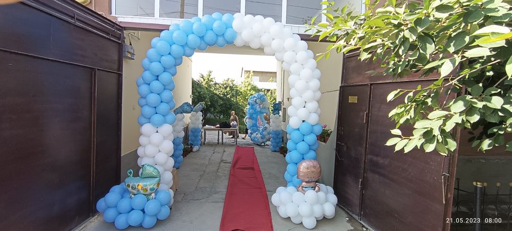 Afarmleniya oformleniya shar blan bezatish xizmati chegirmada skidkada