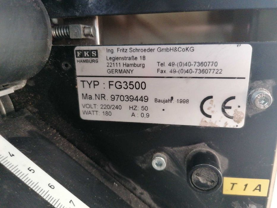 Masina profesionala de pliat si perforat FSK FG3500