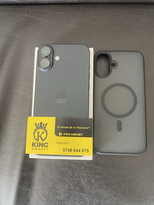 Vand iphone 16 plus ,128 gb,100% sanatate baterie,35 cicluri de incarcare,garantie pana in octombrie 2026