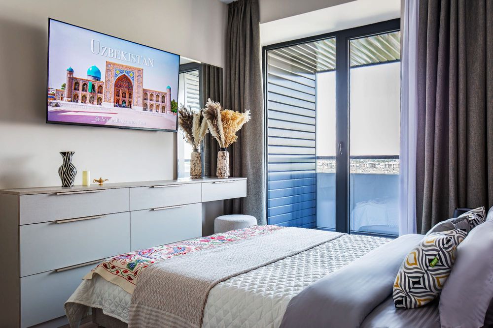 Суточно 2к квартира люкс класса в NRG U-Tower с видом на Ташкент Сити