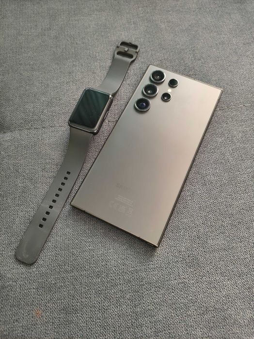 Samsung Galaxy S24 Ultra, пълен комплект + ПОДАРЪК Samsung Fit 3