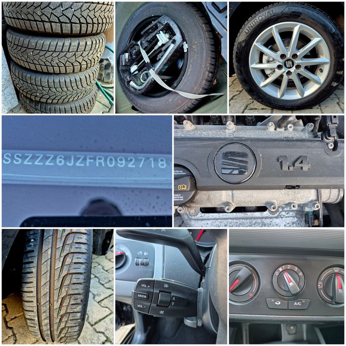 Seat Ibiza 2015 1,4 Benzina Clima jante de aluminiu-Jante tabla anv de iarna