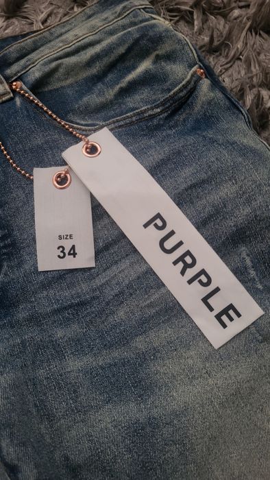 Purple Jeans Albaștrii