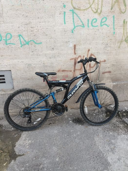 Bicicleta full suspension muddyfox transmisie 3x6