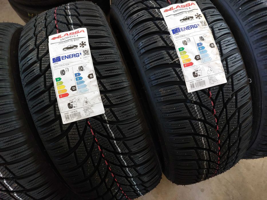 НОВИ зимни LASSA 205/55/16 91H DOT 4124