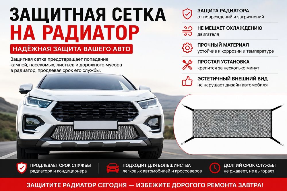 Маскетная сетка для радиатора