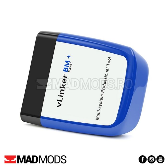 Diagnoza Vgate VLinker BM+ Dual Bluetooth 4.0 BMW Exx, Fxx, Gxx, I & M