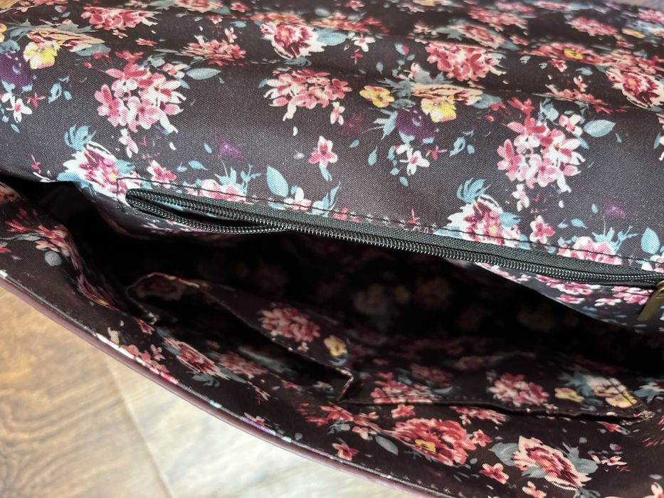 Чанта тип satchel bag, CROPP, цвят бордо