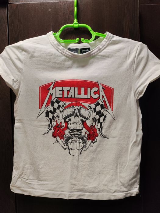Кроп топ тениска Metallica, М размер