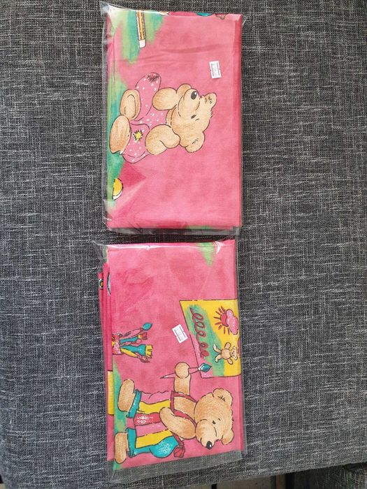 Намален от 137лв-Комплект чаршафи Сафари-животни за детско легло Памук