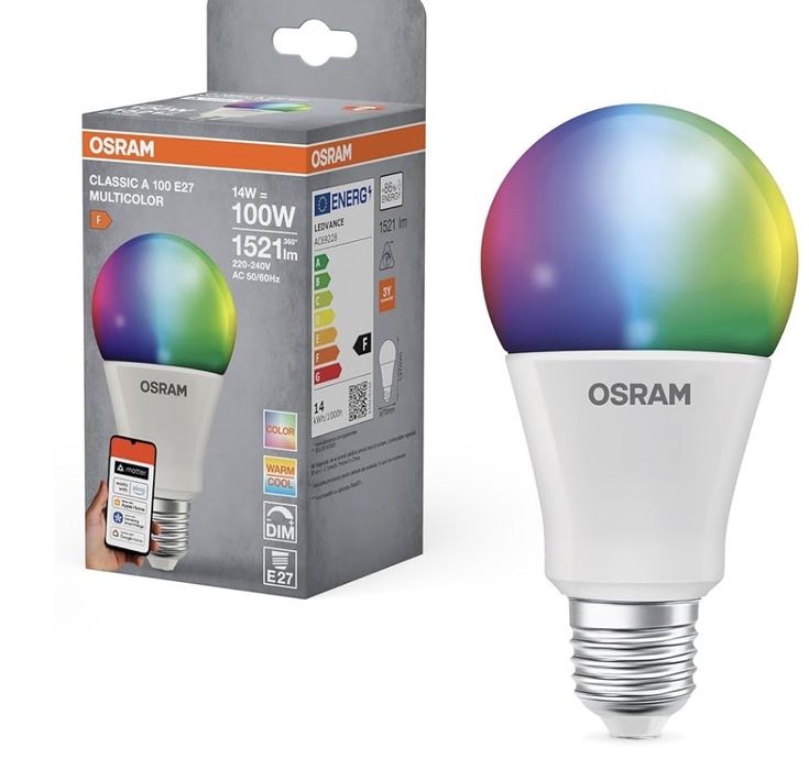 OSRAM SMART+ rgbw, bec LED E27 100W