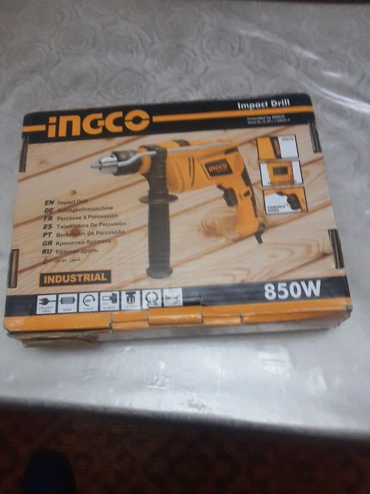 Ударная электрическая дрель INGCO 850 W(промышленная)