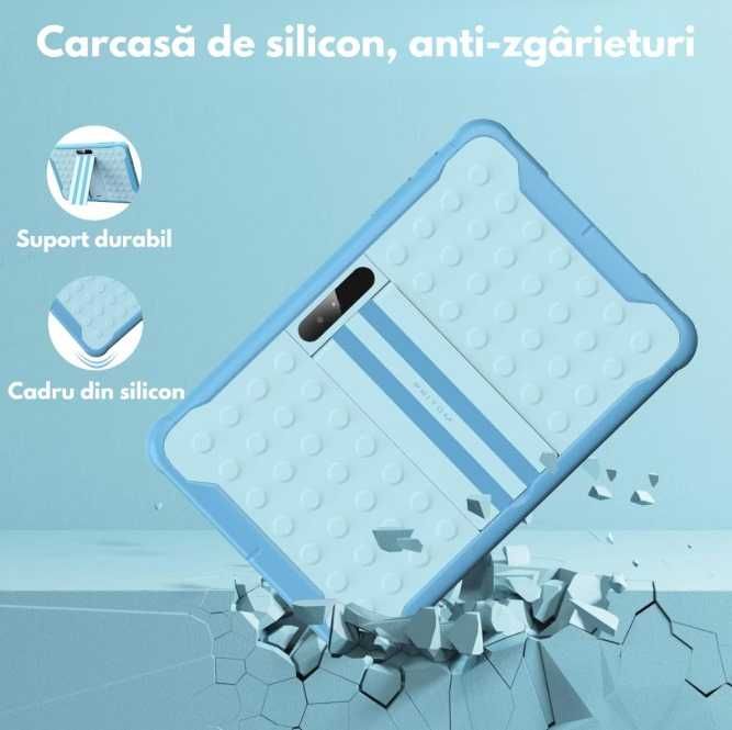 Tableta pentru copii de 7|10 inch, Android,  32|64 GB ROM Blue|Roz|Mov