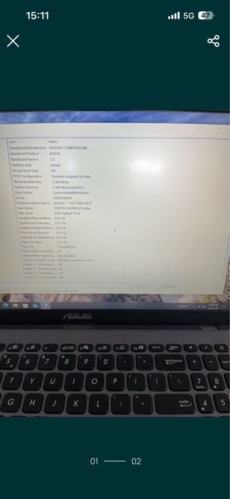 Laptop ASUS X509JB
