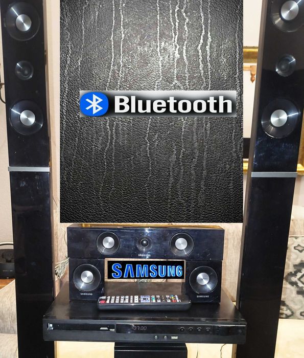 Музыкальный центр  Bluetooth адаптер 5 колонок Сабвуфер