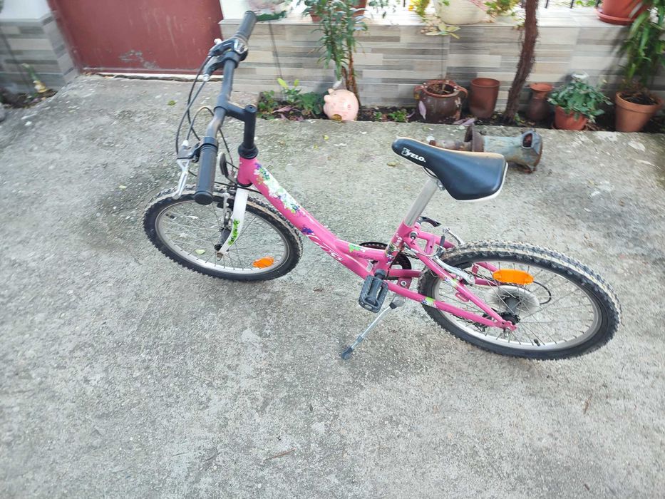 Розово детско колело