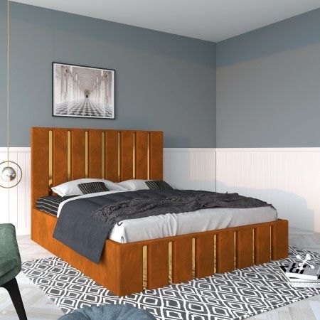 Pat Tapitat Cu Dungi Aurii