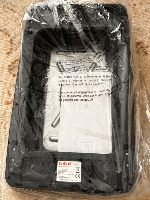 Gratar electric Tefal Plancha Valencia Silvermania CB6718, 1600 W, 2/3 grill, 1/3 plansa
