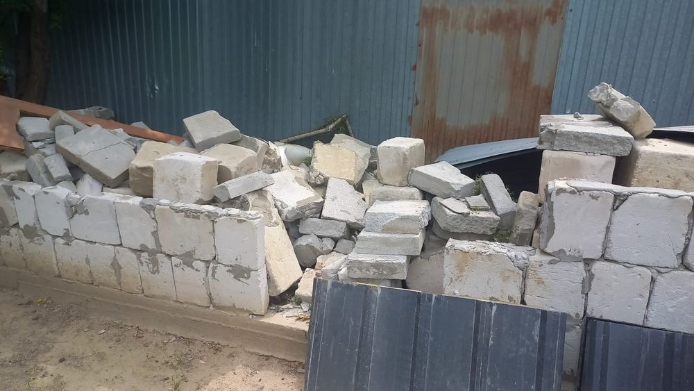 Бесплатно. Самовывоз. Лом газоблока